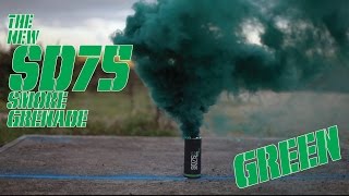 Enola Gaye High Output SD75 Smoke Grenade  Green [upl. by Etnovad]