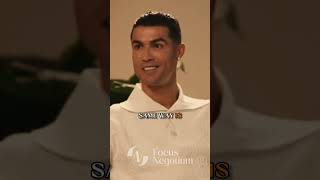 Cr7’s Interview  cristianoronaldo mindset excellence discipline inspiration focusnegotium [upl. by Htide]