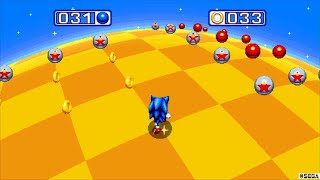 Sonic Mania Old Mania Blue Spheres Level Part 1 [upl. by Aymer]