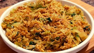 Tuna and Cabbage Recipe Shortcut and Yummy Tuna Cabbage Recipe anyone can make  Cabbage Tuna [upl. by Hselin]