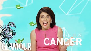 Cancer Horoscope 2015 – Best Financial Year in a Decade – Susan Millers Glamourscopes [upl. by Aihtibat487]