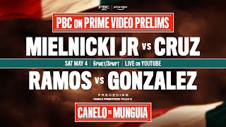 PBC on PRIME VIDEO PRELIMS  CaneloMunguia [upl. by Naejeillib]