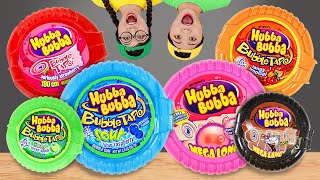 Hubba Bubba Challenge Bubble Gum DONA Mukbang [upl. by Dloreh]