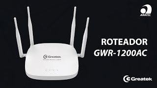 Roteador GWR1200AC Greatek Porta Gigabit [upl. by Esele]