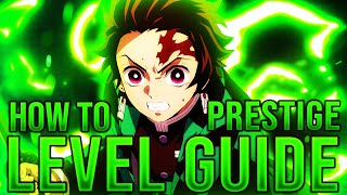 SLAYERS UNLEASHED LEVELING GUIDE FOR BEGINNERS PRESTIGE 0 TO 10 IN ONE DAY [upl. by Bryon790]