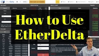 EtherDelta Tutorial  How to Buy ERC20 Tokens on EtherDelta [upl. by Aitsirk]