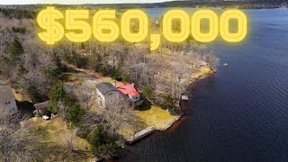 WATERFRONT Home For Sale In Nova Scotia  PORTERS LAKE Affordable Waterfront Home For Sale [upl. by Wattenberg]