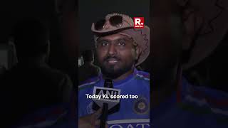 Indian fan confident that Rohit will score 100 at Wankhede [upl. by Gylys]