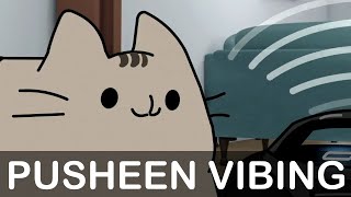 Pusheen VIBING to Ievan Polkka [upl. by Norek]