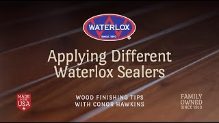 Applying Different Waterlox Sealers [upl. by Gibbs]