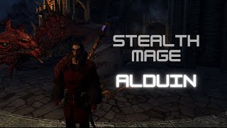 Stealth Mage  Alduin  Skyrim Requiem 3BFTweaks 433 Permadeath [upl. by Notlok]