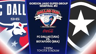 2024 Dallas Cup presented by CocaCola  Super Group Semi 2  FC Dallas vs Botafogo [upl. by Molohs415]