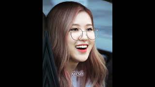 Which Blackpink member look best in glassesjisso jennie rosélisablackpinkkpopedit [upl. by Ruthi230]