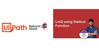 UiPath Tutorial l LinQ  Distinct Function [upl. by Idleman274]