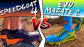 HOKA SPEEDGOAT 4 VS EVO MAFATE 2 [upl. by Nell30]