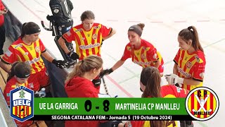 Resum UE GARRIGA 0  8 MARTINELIA CP MANLLEU [upl. by Odraner]