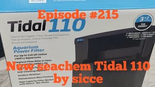 seachem Tidal 110 by sicce Installed on a 55 gallon aquarium [upl. by Oirretno857]