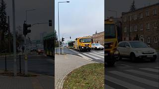 Poznań Holowanie Autobusu Elektrycznego [upl. by Ber]