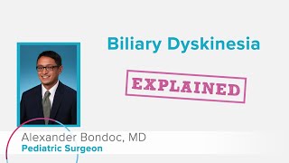 Inside Tract Biliary Dyskinesia  Cincinnati Childrens [upl. by Buyer]