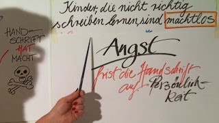 Die Angst vor der eigenen Handschrift [upl. by Sumer612]