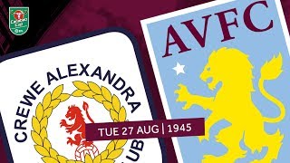 Crewe Alexandra 16 Aston Villa  Extended highlights [upl. by Baecher210]