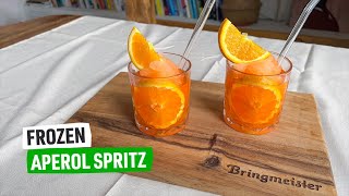 Frozen Aperol Spritz 🍊 Rezept für den Sommer Longdrink Klassiker [upl. by Arlette]