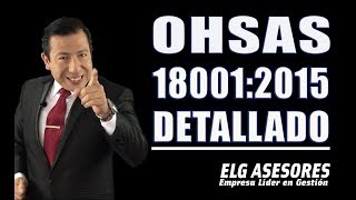 🔴SEGURIDAD Y SALUD OCUPACIONAL OHSAS 18001 LEY 29783🔴 Interpretación por Bertrand Reto ELG ASESORES [upl. by Nadnal]