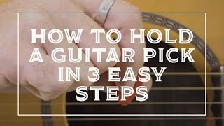 How to Hold and Use a Guitar Pick with Mark TheGuitarGuy [upl. by Ydnam900]