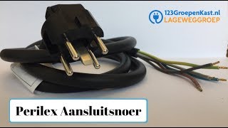 Perilex Aansluitsnoer  H05RNF 5 Aders  Hoe Ziet de Perilex Aansluitsnoer er uit  123GroepenKast [upl. by Hacker]