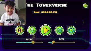 I Played TowerVerse Geometry Dash Part 4 [upl. by Lleryd219]