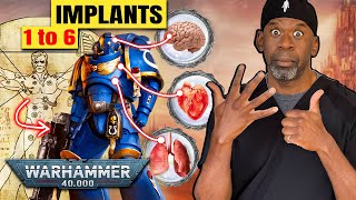 Surgeon Reacts to Space Marine Creation Process  1 of 5  19 Organ Implants Astartes Organs 1  6 [upl. by Otirecul]