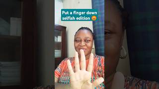 Not selfish but selfless putafingerdownchallenge selflove selflessness selfish selfimprovement [upl. by Saticilef]