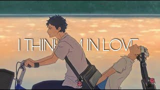 AMV Bokuaka  I think Im in love  Fukurodani Academy  Haikyuu [upl. by Mcdougall]