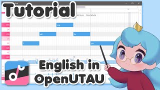 VCCV English in OpenUTAU 【Tutorial】 [upl. by Bennet]