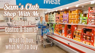 SAMS CLUB SHOP WITH ME HAUL  BUDGET MEAL PREP  FOOD STORAGE PANTRY TOUR LARGE FAMILY MEALS [upl. by Territus255]