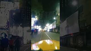 Street of Kolkata During Durga Puja  Lighting  Yellow Taxi  kolkata shorts subscribe vibes [upl. by Nosral]