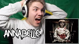 Gringo Reagindo A Annabelle PEGADINHA SILVIO SANTOS Annabelle Prank [upl. by Cecilla842]