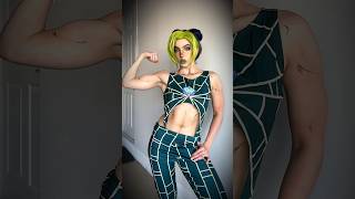 Jolyne Cujoh cosplay transition [upl. by Haelhsa]