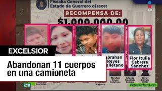 Abandonan cuerpos de 11 personas asesinadas en calles de Chilpancingo Guerrero [upl. by Dorehs]