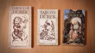 REVIEW  Tarot de Dürer  Comparatif éditions 1990  1991  2002  Giacinto Gaudenzi [upl. by Henriette]