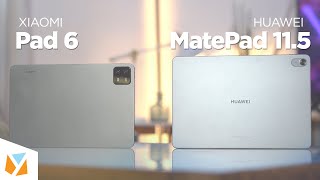 Huawei Matepad 115 vs Xiaomi Pad 6 Comparison Review [upl. by Yardna]