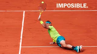 Rafael Nadal 20 Golpes que si no hubieran sido grabados nadie se creeria [upl. by Oal]