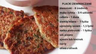 Placki ziemniaczane Bez jajka VegeVlog [upl. by Elimac]