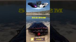 Lamborgini Sesto elemento vs Lamborgini Sesto elemento Forza Edition Jump test viralvideo shorts [upl. by Sekofski320]