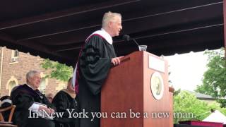 Biographer Ron Chernow raps Hamilton at Lafayette College 2017 commencement [upl. by Bradley]