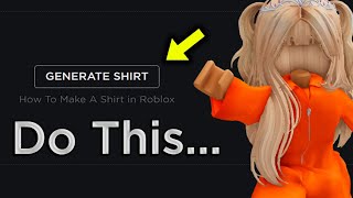 How To Make a SHIRT in ROBLOX 2024 [upl. by Hawger716]