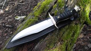 Muela Bowie knife 7180 review and testing [upl. by Burnight]