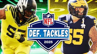 MIDSEASON Defensive Tackle Rankings  2025 NFL Draft [upl. by Iramohs]