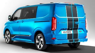 New 2023 Ford ETransit Custom Double Cab  Electric Van [upl. by Calida319]