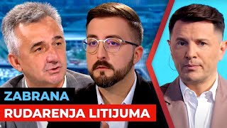 Predlog opozicije za zabranu rudarenja litijuma odbijen  Nebojša Obrknežev i Jovan Janjić  URANAK1 [upl. by Yreffeg]